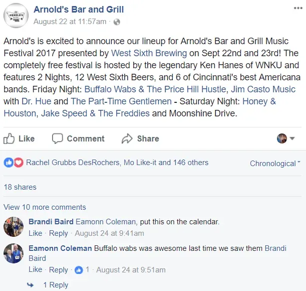 Arnolds Event
