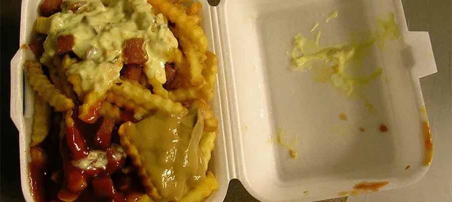 Gross food.