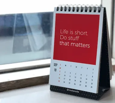 Monthly traffic goal review. 